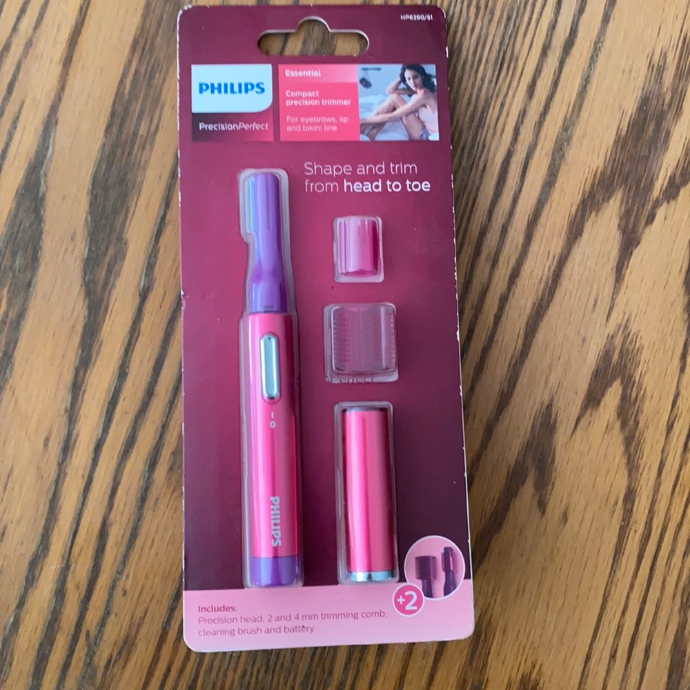 Philips trimmer - can be used on the eyebrows lip and bikini line - never opened